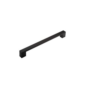 Дверная ручка скоба SYSTEM PH9550 400/452мм AL6 черный матовый