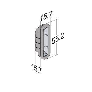 Bonaiti GF45 Ответная планка мат.черный B-FORTY Bonaiti GF45 Ответная планка мат.черный B-FORTY