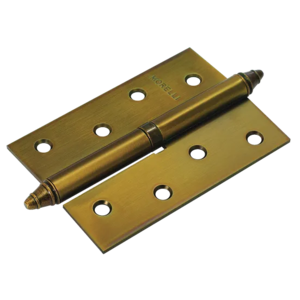 MS 100X70X2.5 L COF, Петля стальная левая,цвет-кофе
