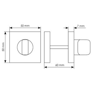 LUX-WC-S5 OTL, завертка сантехническая, золото