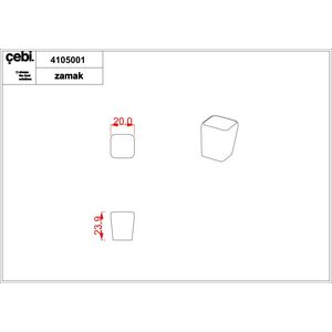 Ручка мебельная CEBI A4105 001 MP08 (матовый никель) серия LETA