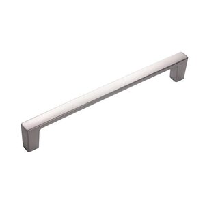 Дверная ручка скоба CEBI A5105 300 мм MP27 (черный матовый никель) серия LETA