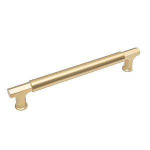 Дверная ручка скоба CEBI A5126 300 мм MP35 (матовое золото) серия IRIS