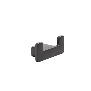 Крючок двойной A7105 020 PC27 (антрацит полимер) серия LETA Крючок двойной A7105 020 PC27 (антрацит полимер) серия LETA