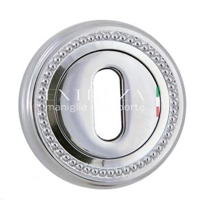 Накладка дверная под ключ буратино KEY R03 полированный хром F04